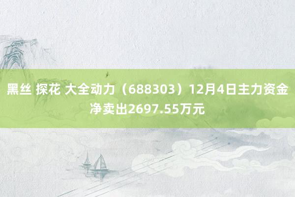 黑丝 探花 大全动力（688303）12月4日主力资金净卖出2697.55万元